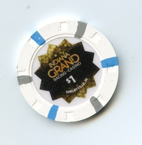 1.00 Casino Chip from the Indiana Grand Casino Shelbyville Indiana Back-up