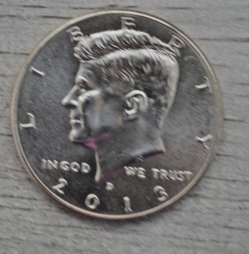 Space Shuttle Colombia Memorial Coin - Colorized Kennedy Half Dollar