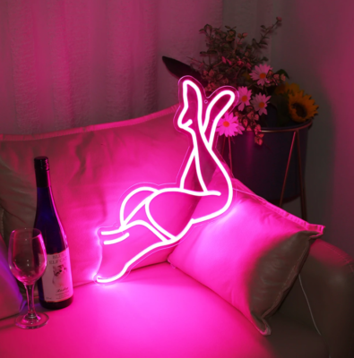 BOOTY GIRL NEON LIGHTS LED SIGN Room Wall Decor Gift HOME SALON