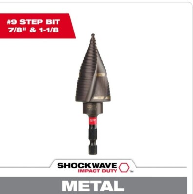 Milwaukee 48-89-9249 SHOCKWAVE Impact Duty Step Bit - Titanium
