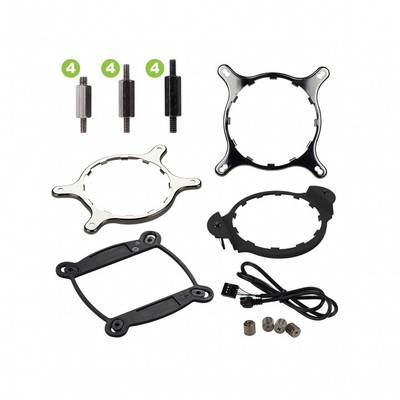 Liquid Cooler Cooling System For CPU Intel AMD 240mm AIO Kit RGB LED EVGA NEW