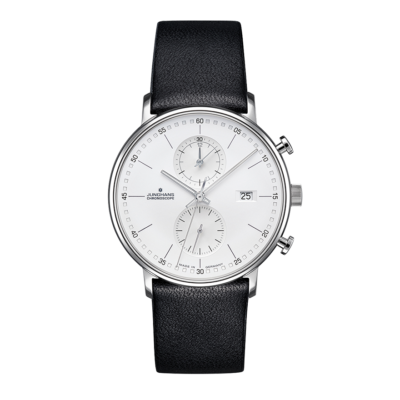 Pre-owned Junghans Form C Chronograph 041/4770.00 Quartz Men's Watch