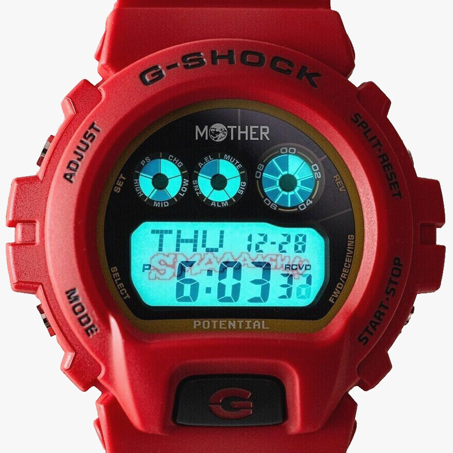 Pre-owned Casio Mother × G-shock  Gw-6900mot24-4jr Limited Edition Watch Red Hobonichi