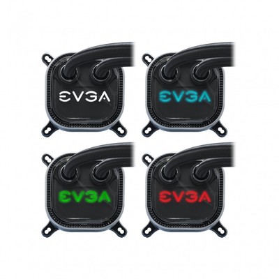 Liquid Cooler Cooling System For CPU Intel AMD 240mm AIO Kit RGB LED EVGA NEW