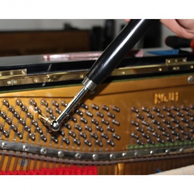 Piano Tuner Kit Tools Temperament Strip Rubber Wedge Mute Wrench Hammer Case