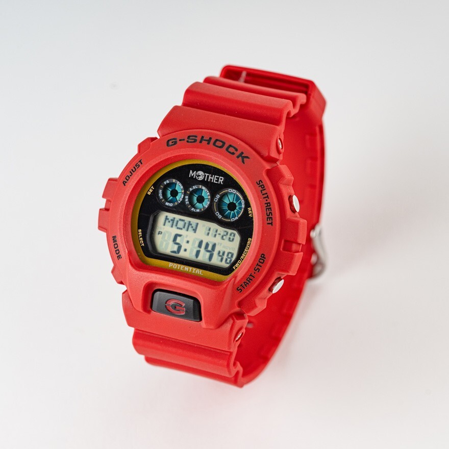 Pre-owned Casio Mother × G-shock Gw-6900mot24-4jr Watch Red Limited Edition Japan