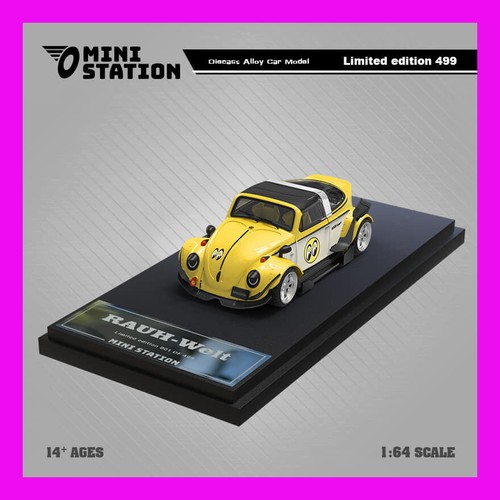 JUN 2024 Mini Station 1/64 VW VOLKSWAGEN BEETLE MOONEYES | eBay
