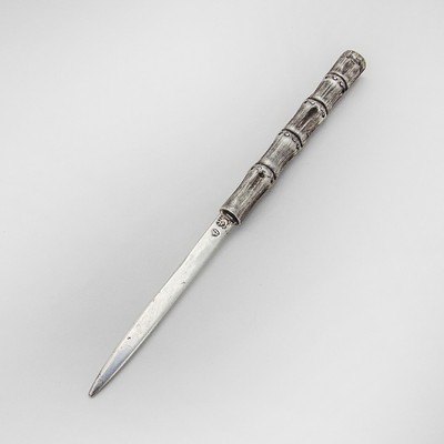 Bamboo Sterling Silver Letter Opener 1960