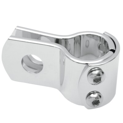 Drag Specialties Motorcycle 1'' Three-Piece Frame Clamp Chrome