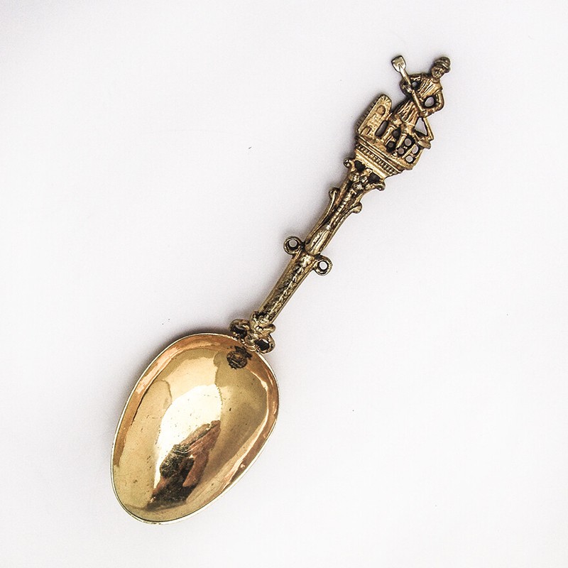 Serving Spoon Baker Handle Campbell of Breadalbane Clan Crest 800