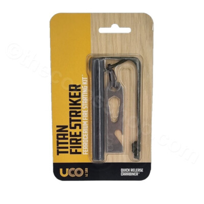 UCO TITAN FIRE STRIKER FERROCERIUM FIRE STARTING KIT WITH MULTITOOL STRIKER