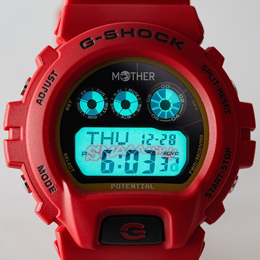 Pre-owned Casio Mother × G-shock Gw-6900mot24-4jr Watch Red Limited Edition Japan