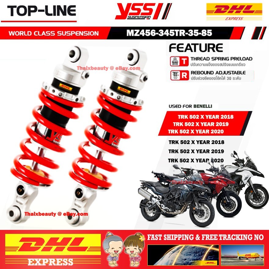 X2 REAR SHOCK YSS TOP-LINE BENELLI Model TRK 502 X 2018-2020
