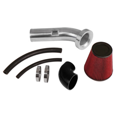 CX Cold Air Intake Pipe 6'' Filter For 15-17 Mustang GT V8 5.0L 4'' Velocity Stack