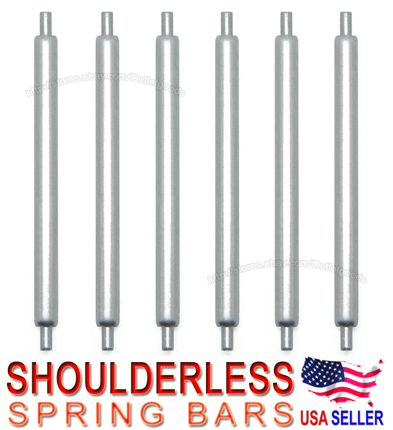 18mm 22mm SHOULDERLESS Spring Bar Pin 0.9mm Tip for Drilled Pierce Lug WatchのeBay公認海外通販｜セカイモン