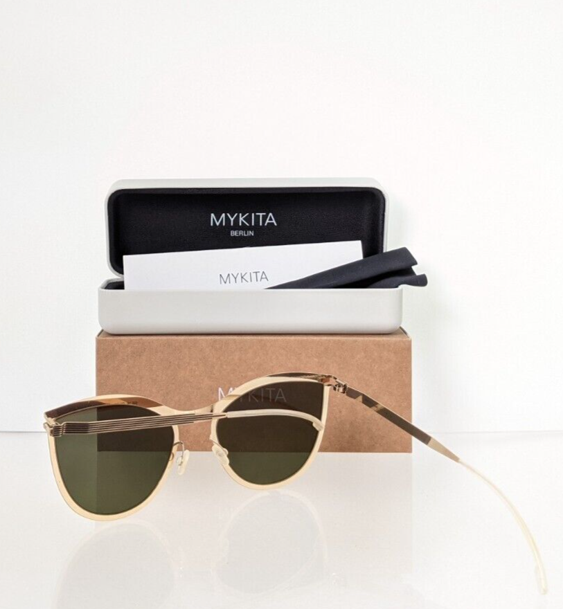 Pre-owned Mykita Brand Authentic  Studio 6.2 Sunglasses Col 342 58mm In Gold