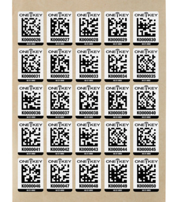 Milwaukee 48-21-0002 One Key Asset ID 100 Tags Large Plastic Surface