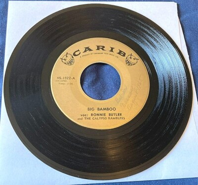 Ronnie Butler - Big Bamboo/Li'l Nassau Bahama Mama 45 Carib