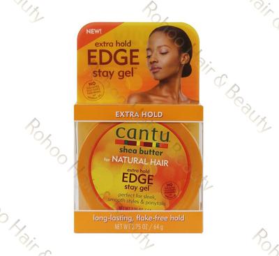 Cantu Shea Butter Extra Hold Edge Stay Gel 2.25oz ( Edge Control )