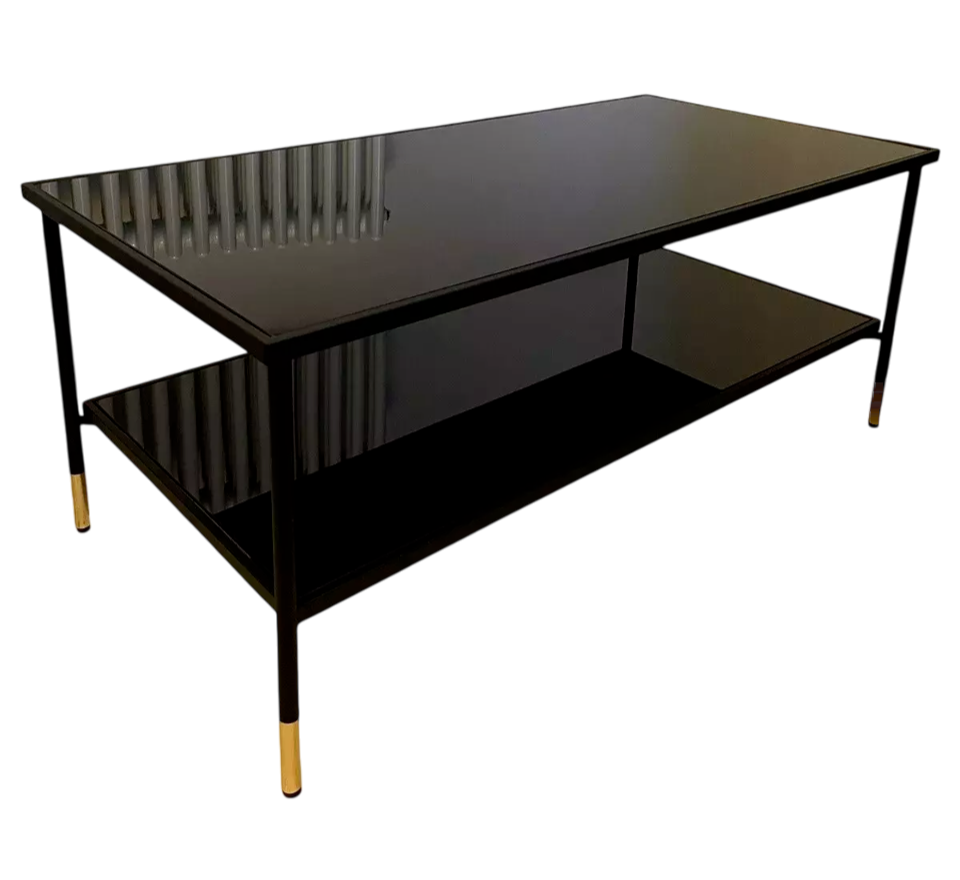New IKEA ASPEROD Black Coffee Table 115x58 cm (45 ¼x22 ⅞