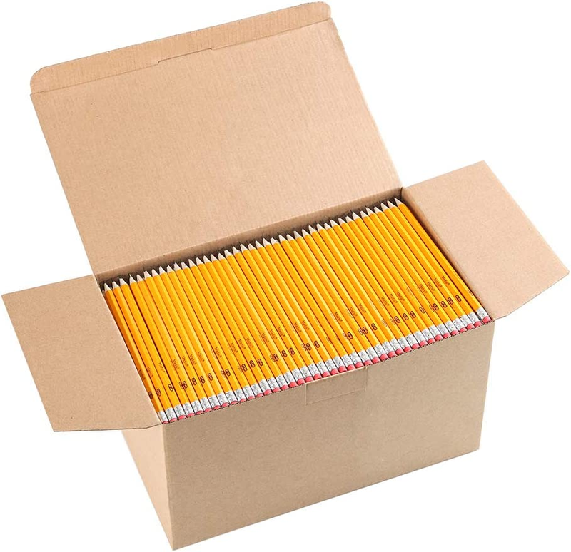S, Yellow, Pre-sharpened, Bulk Pack, 1000 Pencils