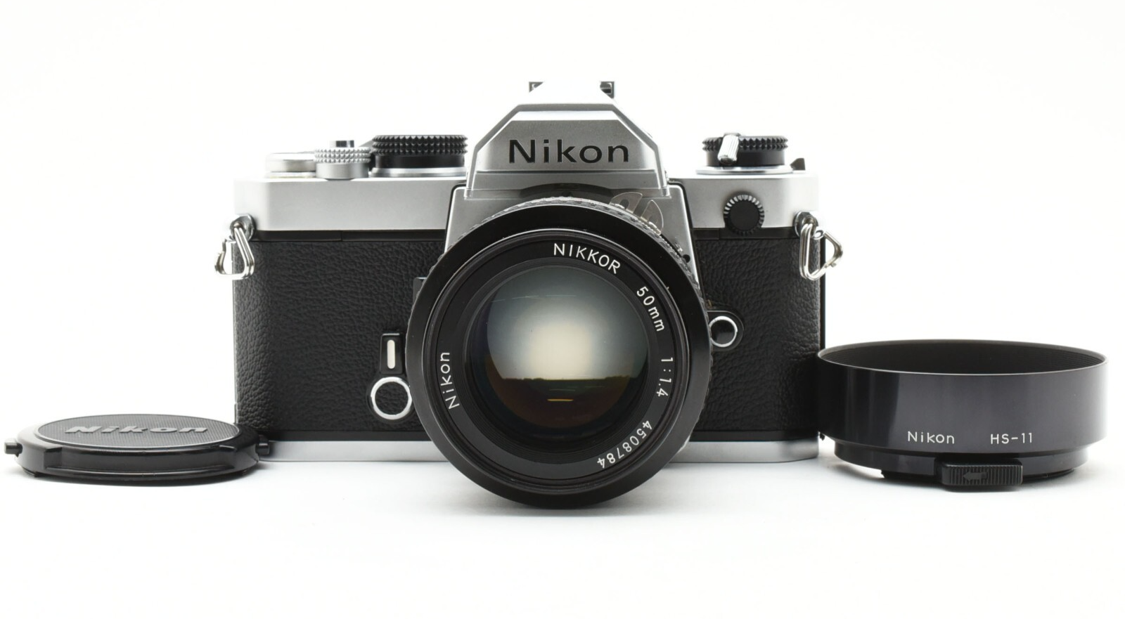 MINT w/Hood] Nikon FM 35mm SLR Film Camera Ai NIKKOR 50mm F