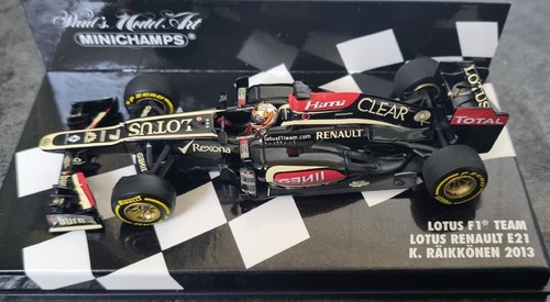 【最終価格美品】1/43 ミニチャンプス ロータスルノー E21 #7 2013 ミニチャンプス 1/43 ロータス ルノー E21 #7 K.ライコネン