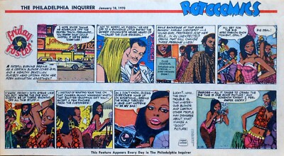 Friday Foster by Longaron - 1st page! - Sunday color comic - January 18, 1970