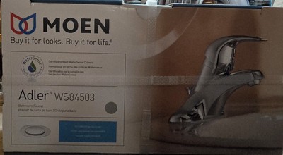 Moen Adler One-Handle Low Arc Bathroom Faucet - Chrome (WS84503)