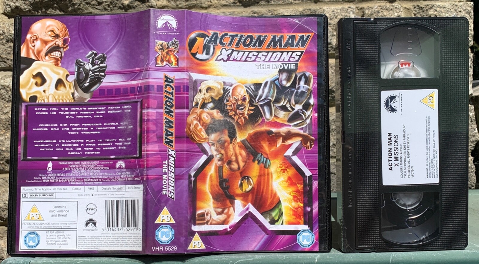 Action Man X Missions: The Movie - VHS Video | eBay UK