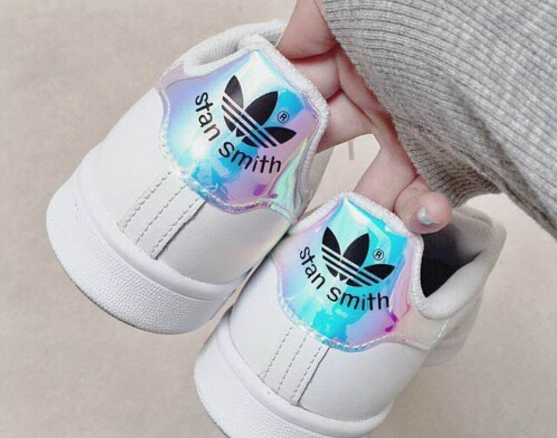 stan smith holographic shoes