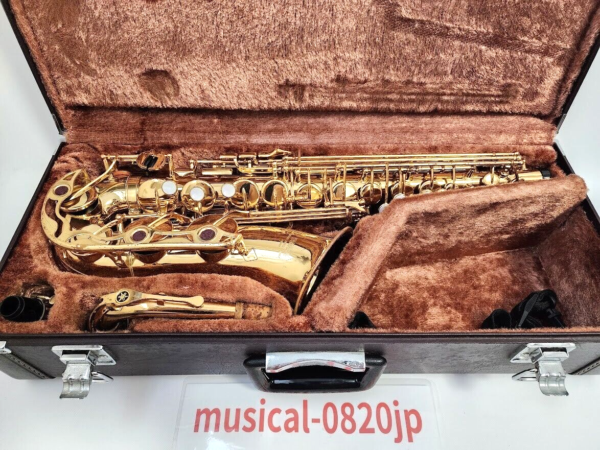 YAMAHA YAS-34 サックス ケース付き YAS-34II アルトサックス ケース マウスピース リード付き