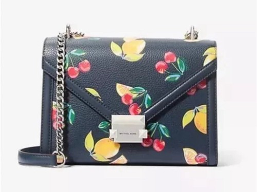 Michael Kors WHITNEY フルーツ プリント ショルダー Whitney Medium Sequined Fruit Print Shoulder Bag | Michael