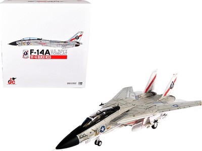 Grumman F-14D Tomcat Fighter Plane U.S. Navy VF-41 Black Aces (1978) 1/72 Model