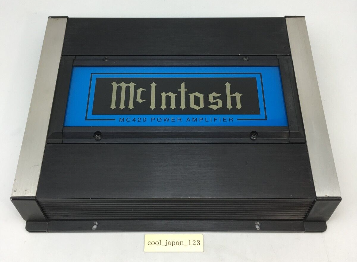 カーオーディオ McIntosh MC420 POWER AMPLIFIER MCINTOSH MC420 4 Channel Power Amplifier JAPAN vintage car