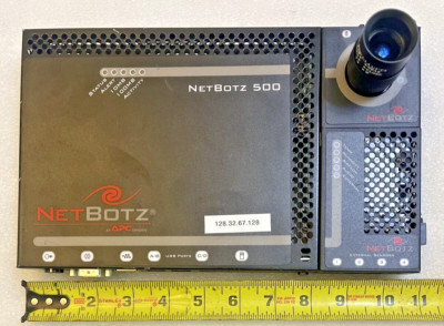 NETBOTZ WALLBOTZ 500 SECURITY CAMERA POD 120 EXTERNAL SENSOR POD 120  W/ Camera