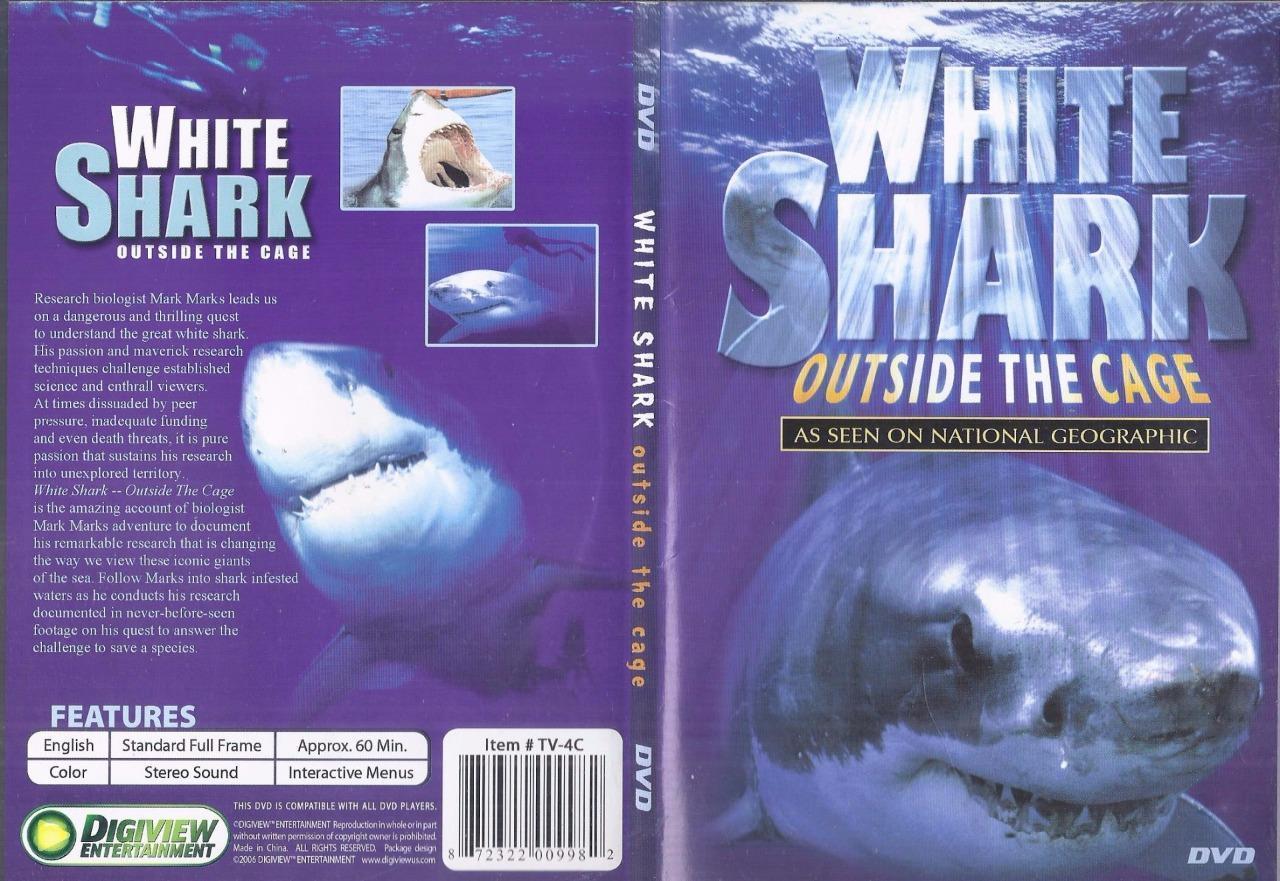 DVD: WHITE SHARK OUTSIDE THE CAGE AS SEEN ON NATIONAL