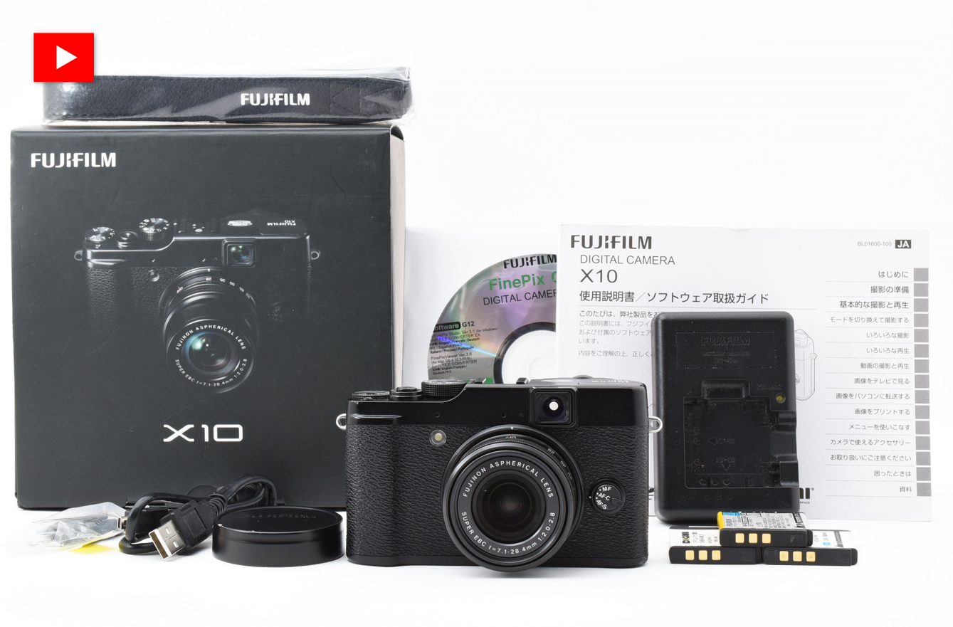 Fujifilm X10 フィルムカメラ ブラック Fujifilm announces X10 high-end enthusiast compact: Digital