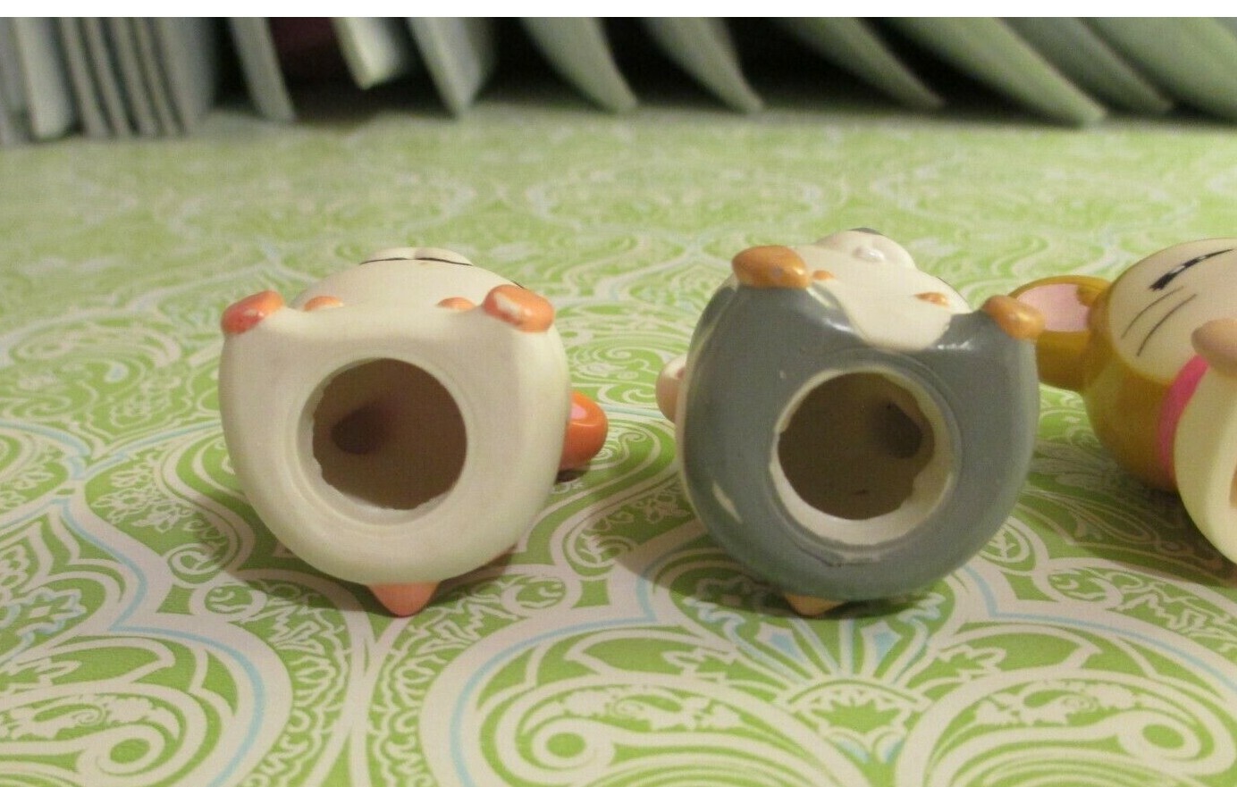 Hamtaro Figure Finger Puppets, Hamtaro, Oxnard, Pashmina, and Penelope!