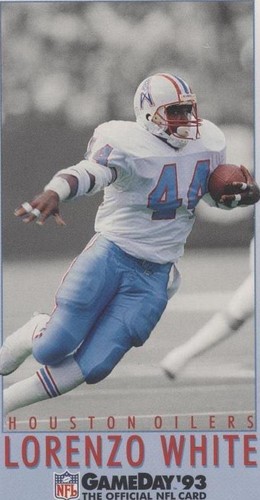 1993 Fleer GameDay Lorenzo White #368