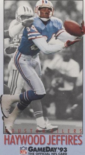 1993 Fleer GameDay Haywood Jeffires #327