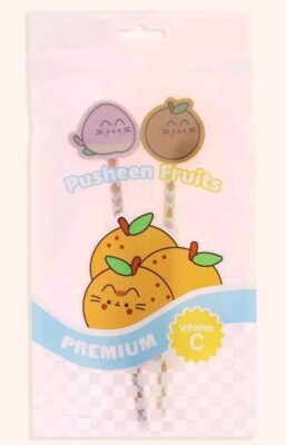 Pusheen Exclusive Pusheen Fruits Premium Pencil Set Full Length ( 2) New
