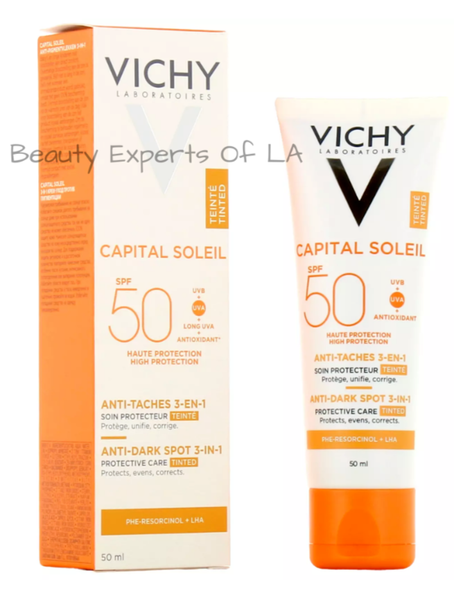 Vichy Capital Soleil Anti Dark Spot Tinted 3 in 1 Sunscreen SPF50+ 50ml