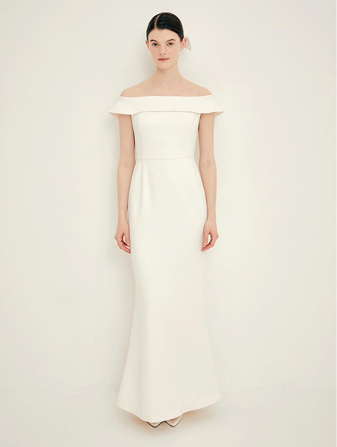 New Off-Shoulder Wedding Dress_By BAU by Bride And