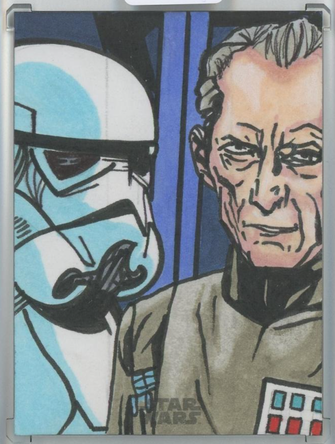 2023 Topps Chrome Star Wars Galaxy Artist by Eric Medina