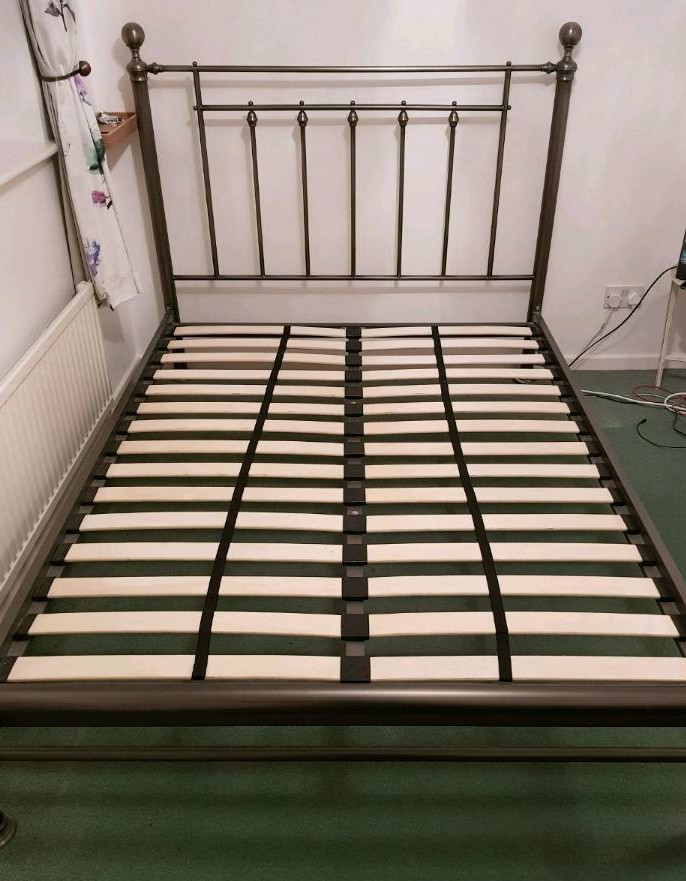 Double metal bed frame from next in Hungerford, Berkshire Gumtree