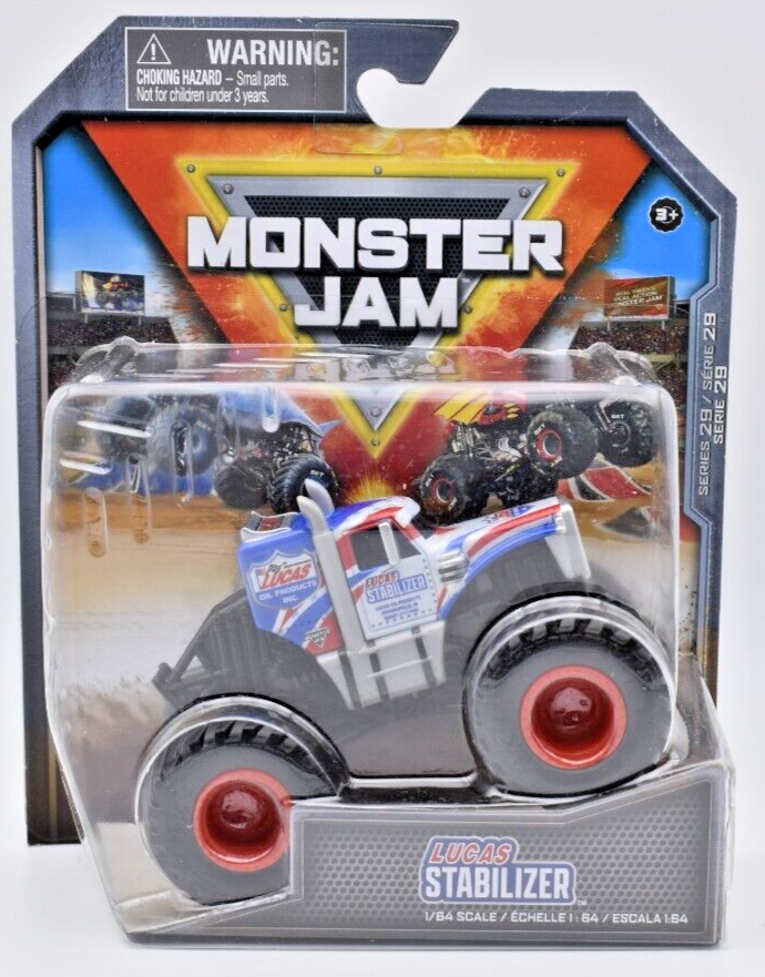 Spin Master Monster Jam Trucks 1/64 Lucas Stabilizer Serie 29 2022 Arena Favorit