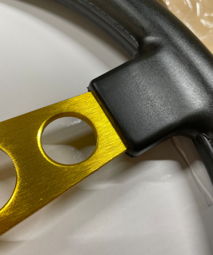 Gold Spoke Medium Thick Formula Steering Wheel Kit 1972-1980 Firebird/Trans AM