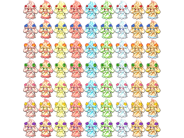 Shiny Gmax Alcremie Forms