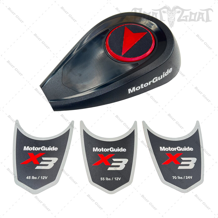 コントロールトップ MotorGuide Control Box Top Cover + Decals - X3 5-Speed